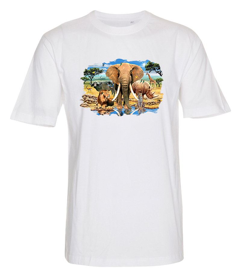 T-shirt i barnstorlek med Vilda djur
