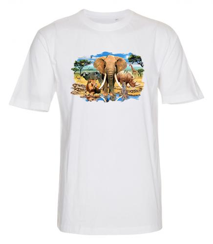 T-shirt i barnstorlek med Vilda djur