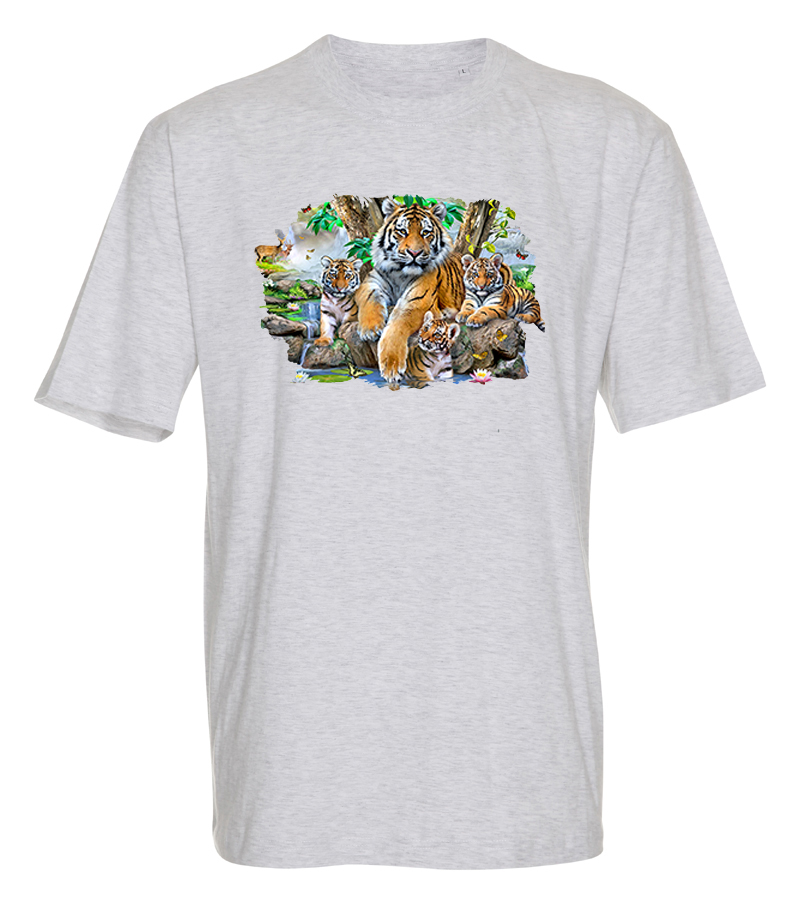 T-shirt med Tigrar