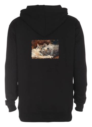 Luvtröja med Vargmotiv