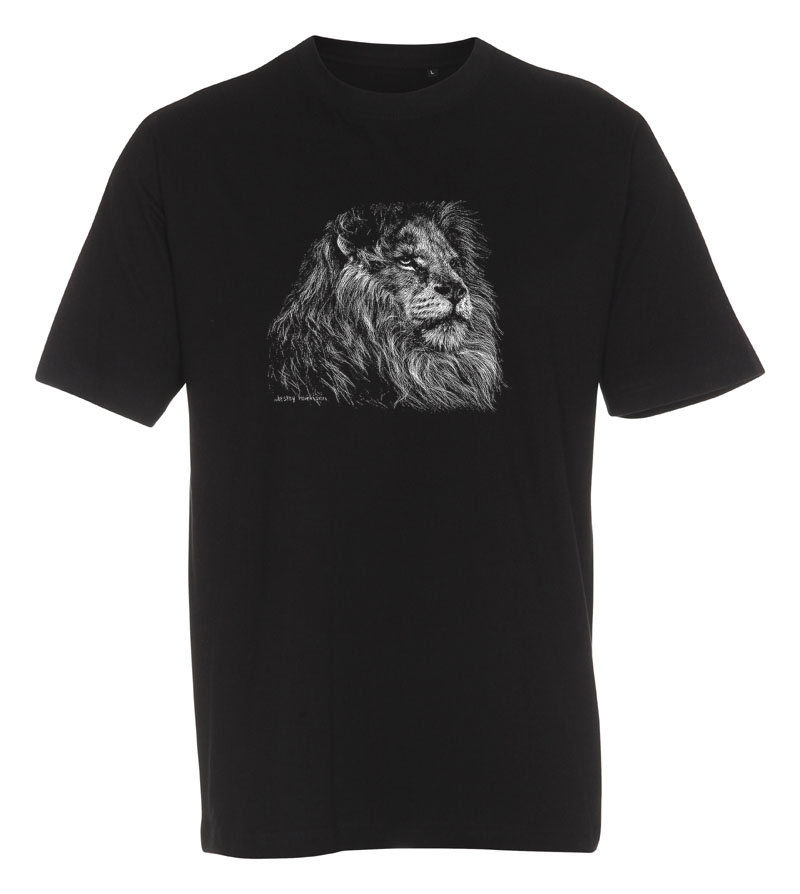 T-shirt med ett Lejonhuvuvud