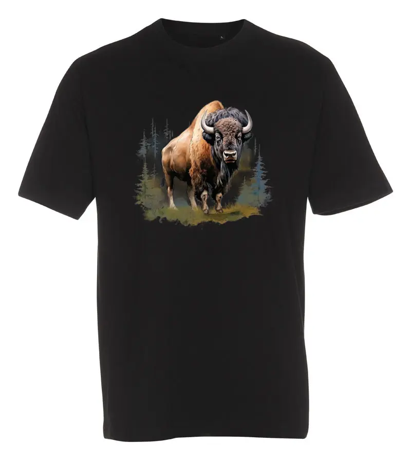 T-shirt med Buffalo