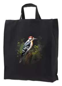 Tygkasse med Hackspett