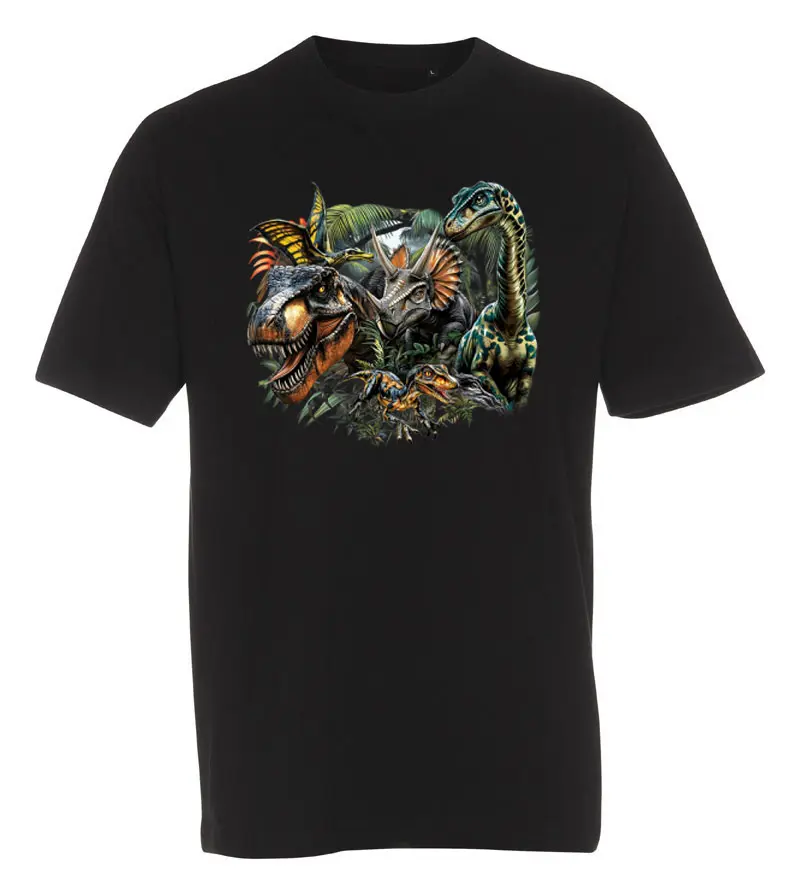 T-shirt med Dinosauriemotiv