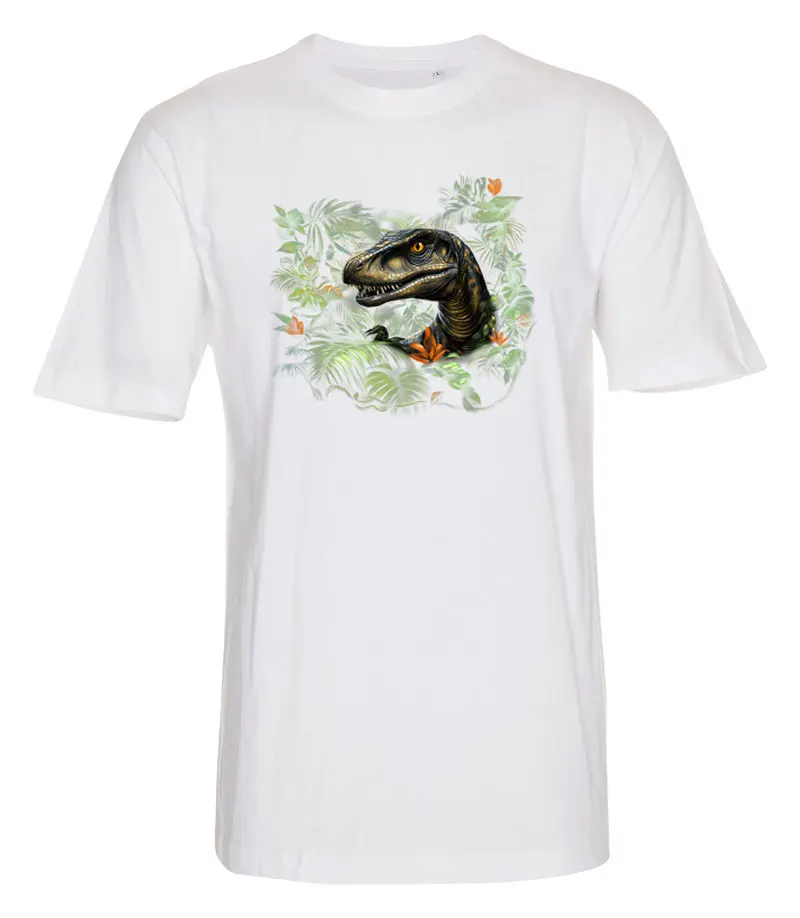 T-shirt med Velociraptor