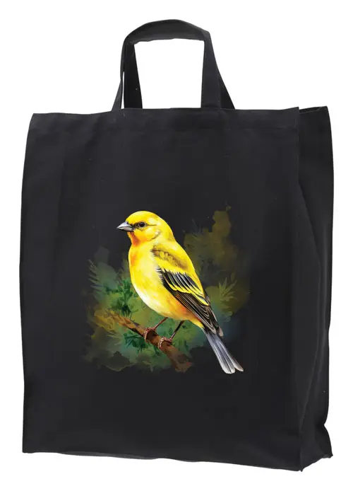 Tygkasse med Gulfink