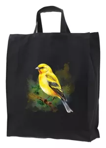Tygkasse med Gulfink