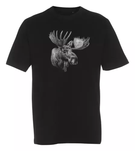 T-shirt med Älghuvud