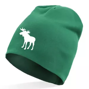 Mössa med Älgsiluett