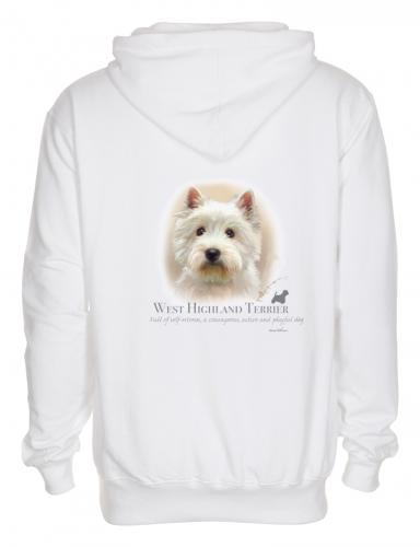 Huvjacka med Westie