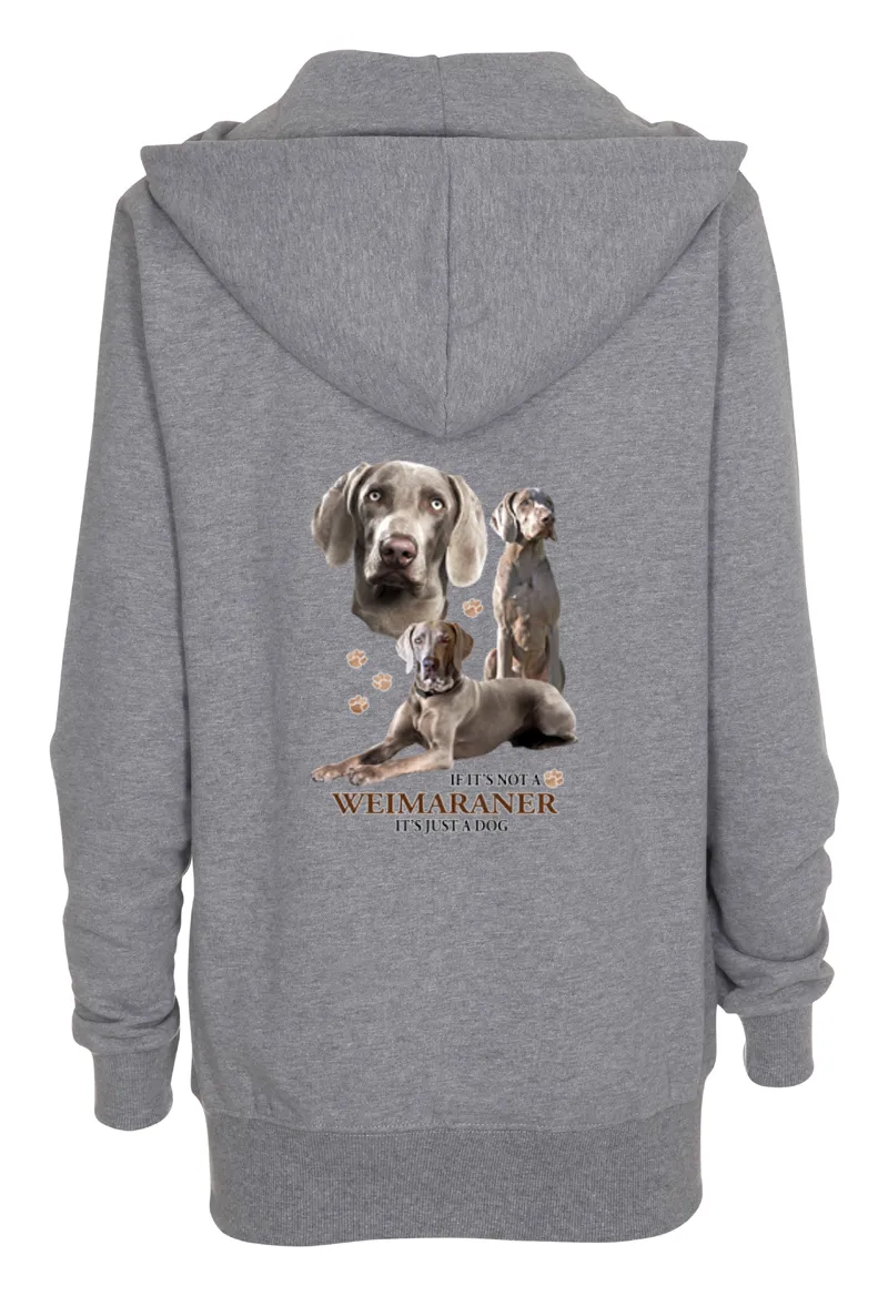 Huvjacka med Weimaraner