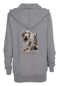 Huvjacka med Weimaraner
