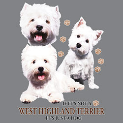 Collegetröja med Westie