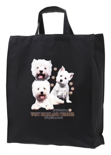 Tygkasse med West Highland White Terrier