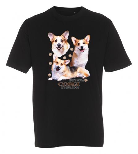 T-shirt med Welsh Corgi