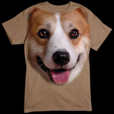 T-shirt med Welsh Corgi