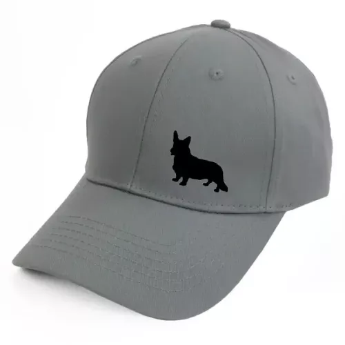 Keps med en Welsh Corgi Cardigan