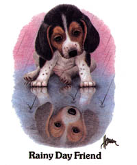 T-shirt i barnstorlek med hundmotiv