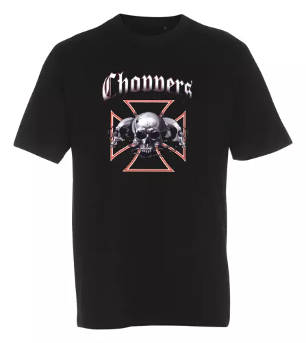 T-shirt Choppers Skull and Iron Cross