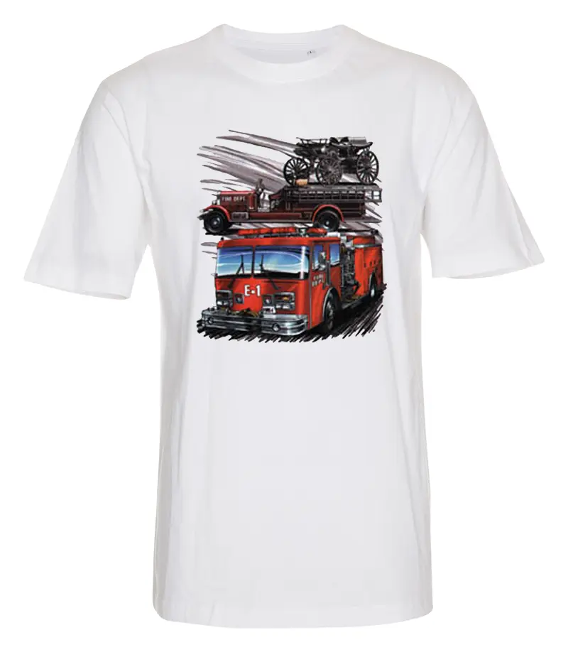 T-shirt Fire Trucks of History
