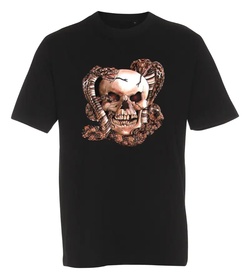 T-shirt Skull with Cobras