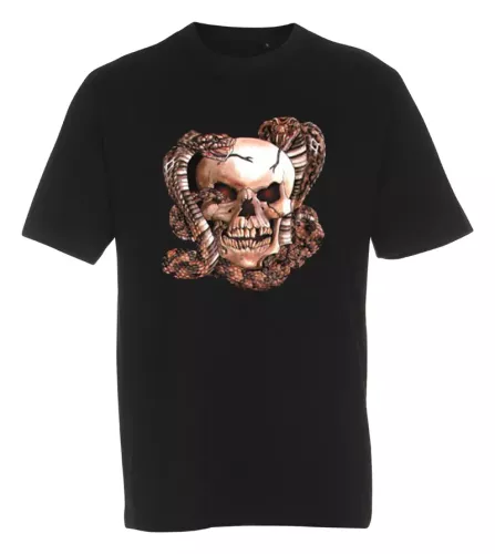 T-shirt Skull with Cobras