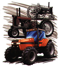 T-shirt i barnstorlek med traktormotiv