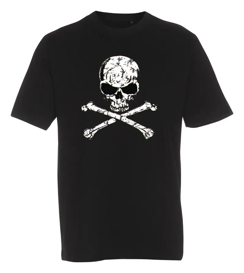 T-shirt Skull with Bones