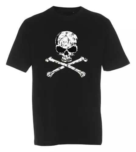 T-shirt Skull with Bones