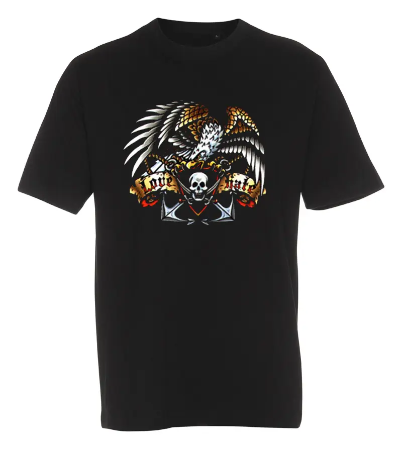T-shirt Love Hate Eagle