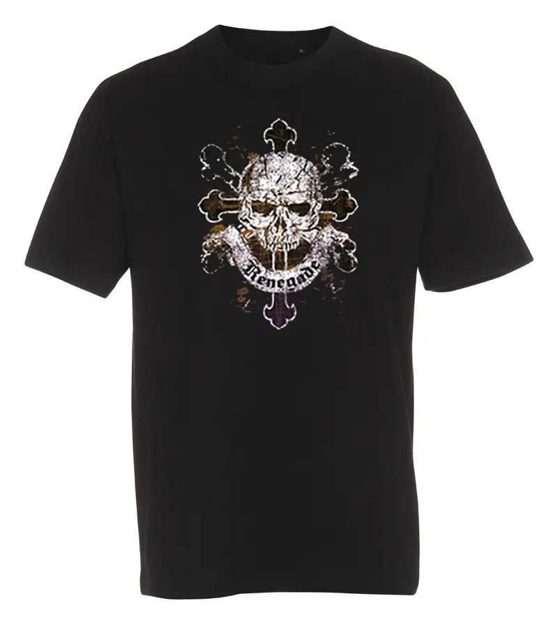 T-shirt Renegade Skull Cross