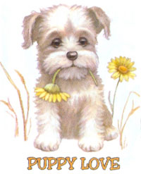 T-shirt med hundmotiv