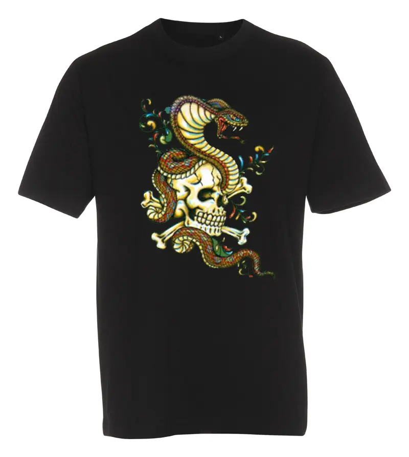 T-shirt Snake and Skull