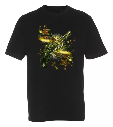 T-shirt Guns Roses and Banners