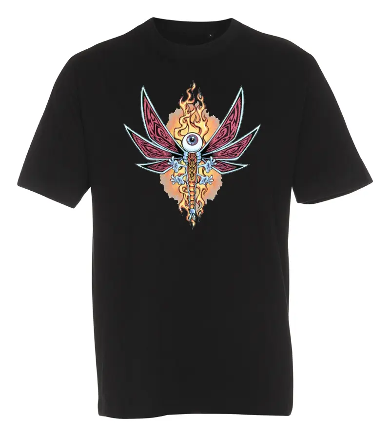 T-shirt Eyeball Bug with Wings