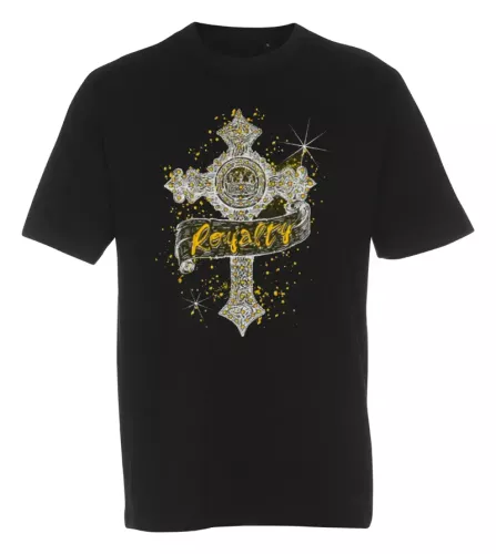 T-shirt Royalty Cross