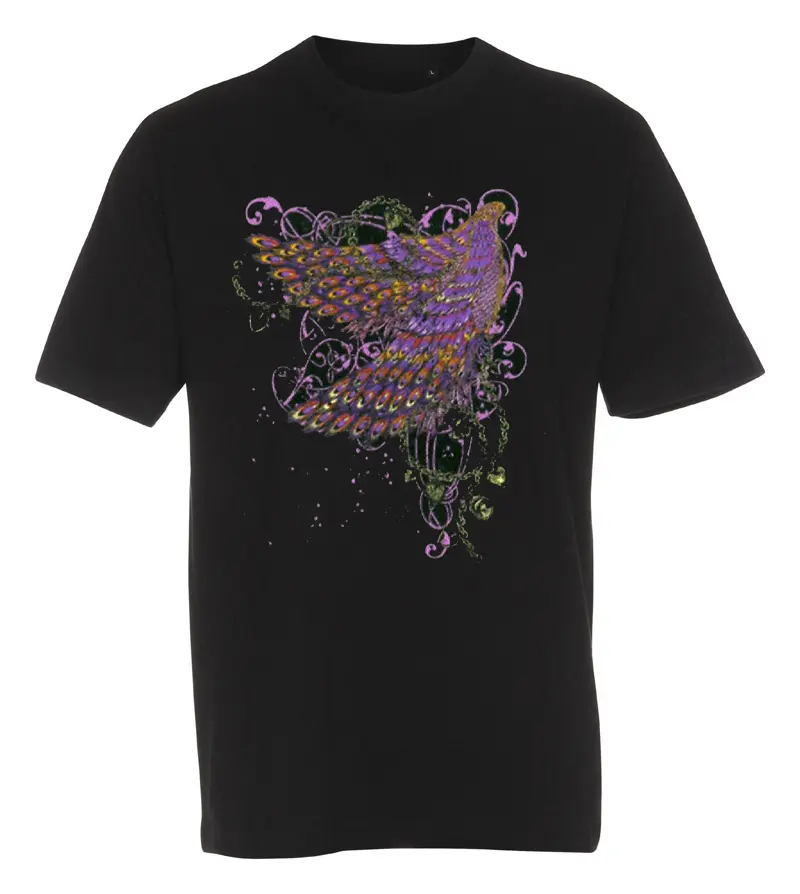 T-shirt Peacock Wings