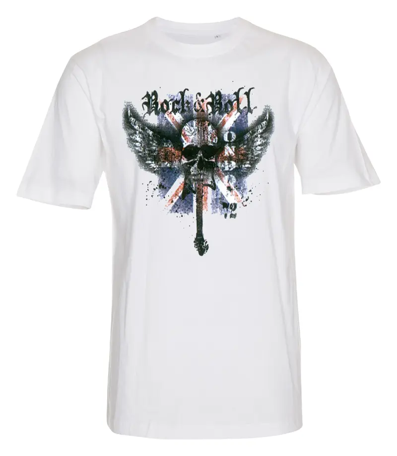 T-shirt Rock´n Roll Wing Skull