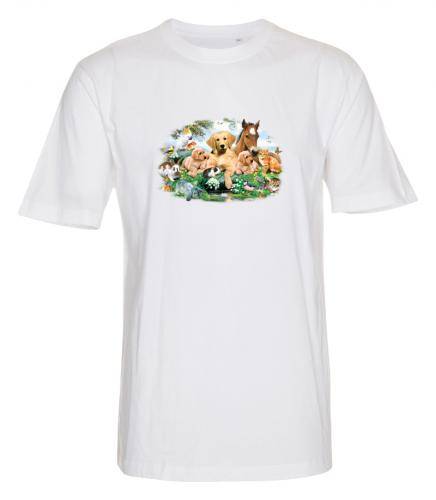 T-shirt i barnstorlek med ett djurmotiv