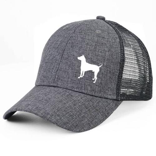 Gråmelerad Keps med Xoloitzcuintle