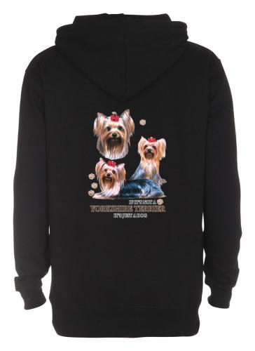 Huvjacka med Yorkshireterrier