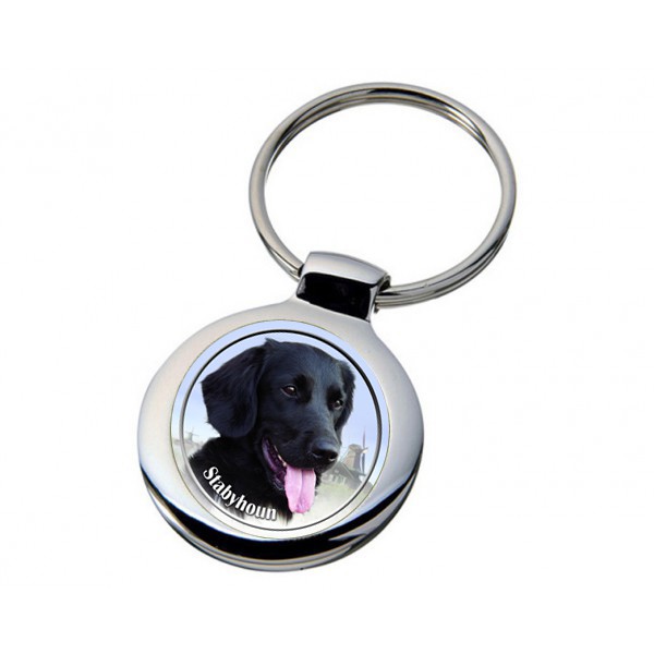 Stabyhoun Dog Keychain