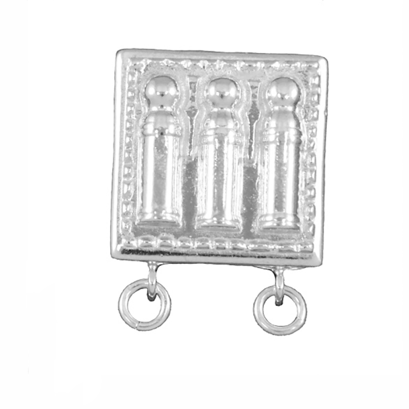 Bältesknapp i silver