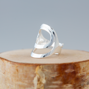 Julevädno - Luleälv silverring (slät)