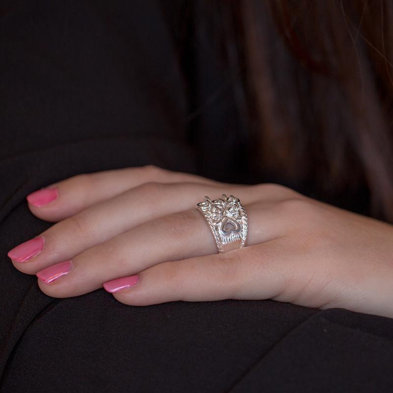 Kärlekens ring i silver