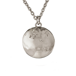 halssmycke Lyckokula i tenn storlek XL