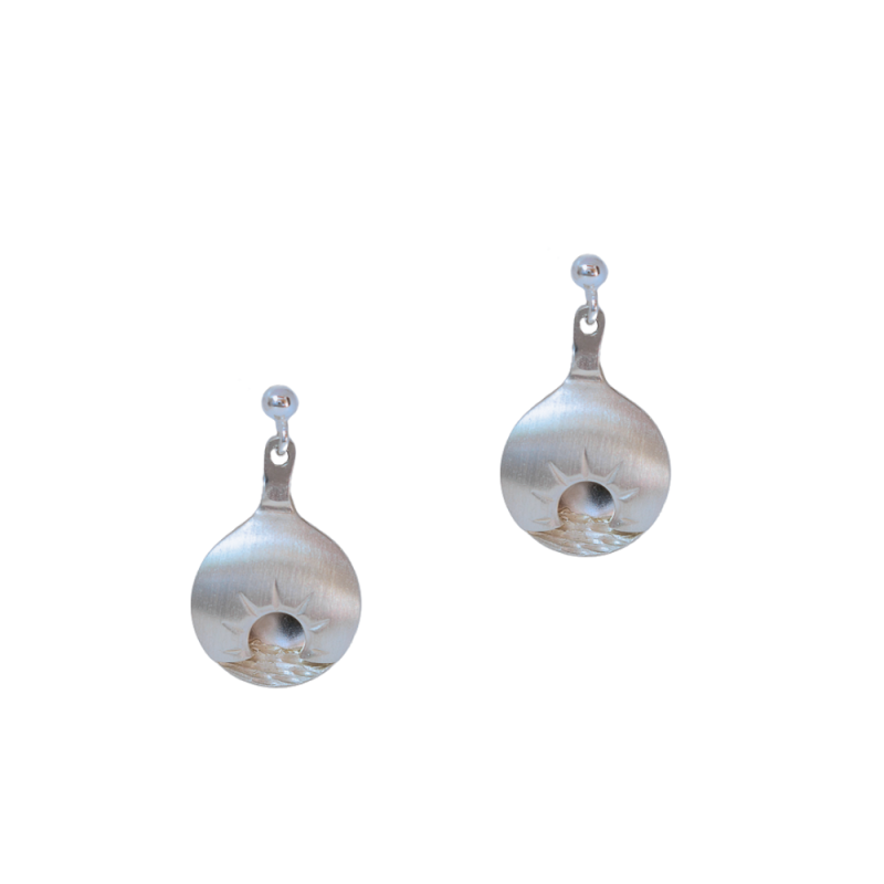 Midnattssol örhänge