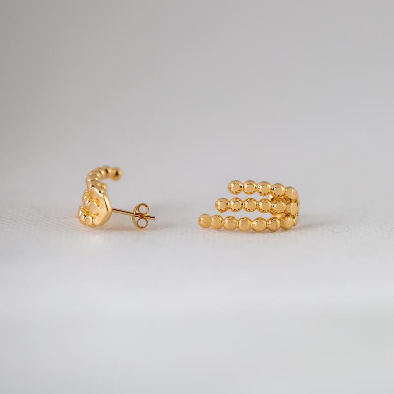 Pärlälven örhängen 18 K guld