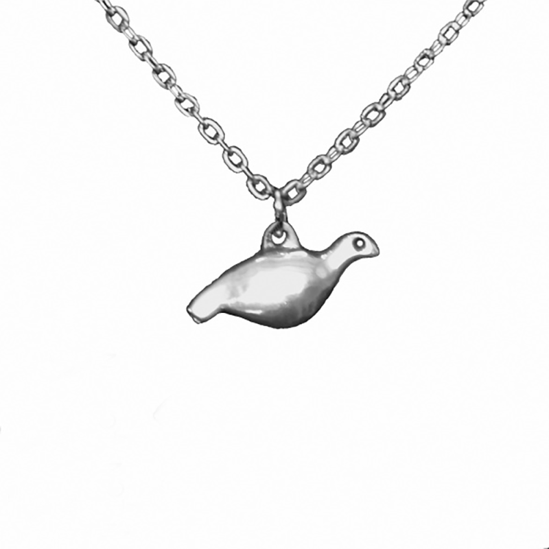 halssmycke Ripa i tenn