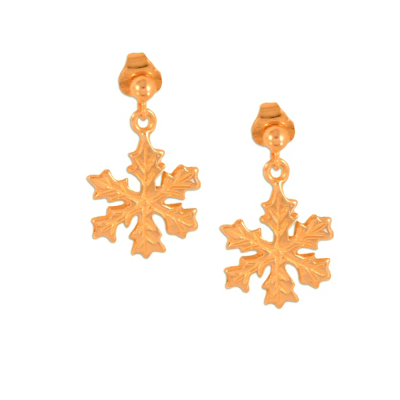 Snöstjärna örhängen 18 K guld